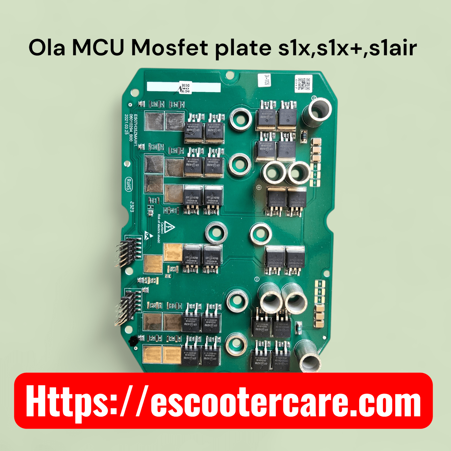 20260216_131701 (1) OLA MCU S1X, S1X+,S1AIR MCU MOSFET PLATE ORIGINAL FRESH - Image 1