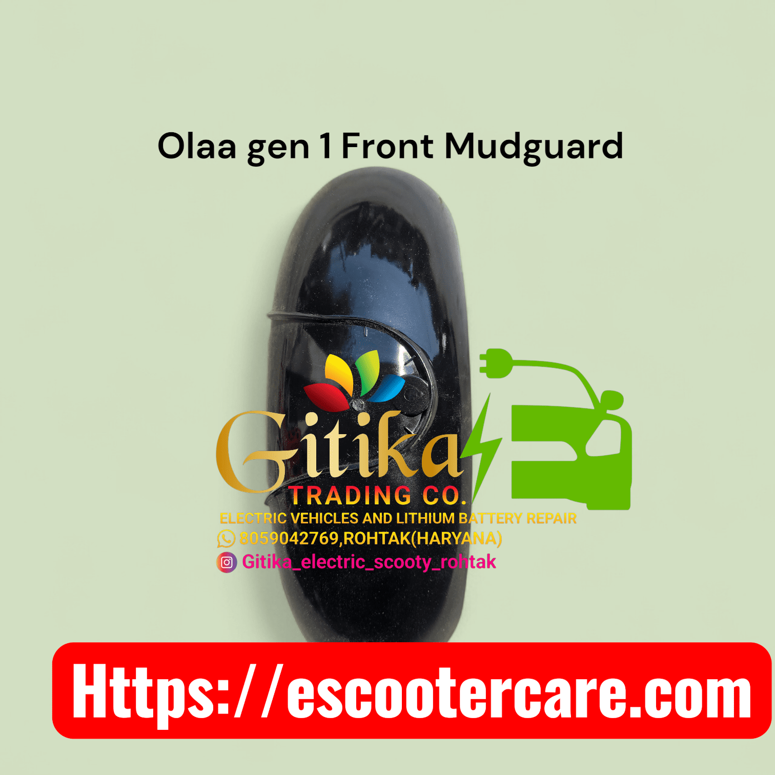 20260326_110321.heic (6) OLA GEN 1 FRONT MUDGAURD BLACK - Image 1