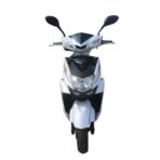 MIOOX Electric Scooter, White and Black, Disc Brake System, Comfortable Seat with Backrest 60-80km per Charge Waterproof Lithium Ion Battery with 48V 30AH Range 60 to 80 km/charge Speed 45km/h - Image 3