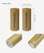 HLY 3.7v 26650 5000 mAh Original Lithium ion Rechargeable Cells high Capacity Long Lasting Performance 2000+ Life Cycle for Electric Cycle,Scooter Battery Packs and Electric Vehicles - Image 4