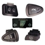 Electric Scooter Modular Switches With LED Self/Indicator/Horn/Dipper/Head Light (Set Of 5 Pcs.) For electricscooter/joy/Okinawa/tunwal/Scooty komaki/benling