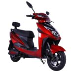 MIOOX Electric Scooter with 48V 30AH Lithium Battery, 60-80km Range, 45km/h Speed, Disc & Drum Brakes, LED or LCD Headlight, Comfortable Seat, Non-RTO, 3-Year Battery Warranty - MES-02 (Red)