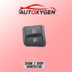 AUTOXYGEN Scooter Modular Switches With LED Self/Indicator/Horn/Dipper/Head Light (Set Of 5 Pcs.) For Activa/Yamaha Ray/Access/Scooty Pep | Black | Push button, 1_way - Image 2