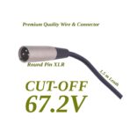 60v 6A EV Electric Scooter Lithium-Ion Battery Charger | Output Auto Cut Off 67.2v | with LED Indication | Fast Charging, Durable, and Suitable with 60v Batteries, Round Pin XLR Output Connector. - Image 5