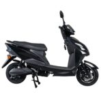 MIOOX Electric Scooter, Sporty Design, Black and Grey, LED Headlight, Wide Seat, Waterproof Lithium Ion Battery with 48V 30AH Range:60-70km Speed:45km/h Non RTO-EV Bike - Image 4