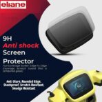 Eliane Screen Guards Protector Compatible With Ola S1, Pro, Air Ev Scooter Edge To Full Coverage Easy Installation Kit, Transparent Glossy, 7-Inch (Pack of 1) - Image 2