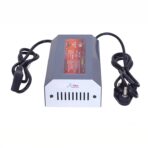 48V 6A EV Electric Scooter Lithium-Ion Battery Charger | Output Auto Cut Off 58.4v | with LED Indication | Fast Charging, Durable, and Suitable with 48V Batteries, 3Pin T-Type Output Connector.
