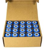 OLEIO Lithium Phosphate, LiFePO4 / LFP 32700-3.2V 6000mAh [ Pack of 20 Cells ] for Making Lithium Battery Packs A Grade LFP Cells, IR-5-7 Milli Ohms.