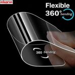 Eliane Screen Guards Protector Compatible With Ola S1, Pro, Air Ev Scooter Edge To Full Coverage Easy Installation Kit, Transparent Glossy, 7-Inch (Pack of 1) - Image 4