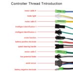 Brushless Controller 36V/48V 350W Aluminium Alloy E-Bike Brushless Motor Controller for Scooter Electric Bicycle - Image 2