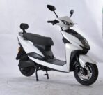 MIOOX Electric Scooter, White and Black, Disc Brake System, Comfortable Seat with Backrest 60-80km per Charge Waterproof Lithium Ion Battery with 48V 30AH Range 60 to 80 km/charge Speed 45km/h - Image 4
