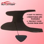 Autoxygen Anti skid Scooter/Scooty Foot Mat Rubber Floor Mat Accessories for Chetak Electric EV Till 2024 (Black) - Image 2