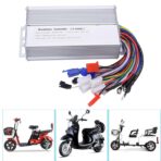 Brushless Motor Controller, 48V 60V 64V Electric Bike Speed Brushless Controller 1000W-1500W Intelligent Speed Controller for Electric Bicycle Scooter 12 Tube - Image 2