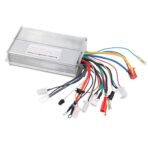 Brushless Motor Controller, 48V 60V 64V Electric Bike Speed Brushless Controller 1000W-1500W Intelligent Speed Controller for Electric Bicycle Scooter 12 Tube
