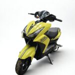 BUMBLEBEE Electric EV Scooter Low Speed Electric Scooter With Charger - Yellow Non RTO 70-90 km per charge Smart LFP battery