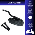 Pathak Footrest Stand Compatible for Ola S1x Footrest for Electric scooter, Ola Foot Rest (Rear Left | Black) Made of Heavy Duty Iron Rod Flat Handle | Ola S1 Pro Gen 2 Accessories - Image 3