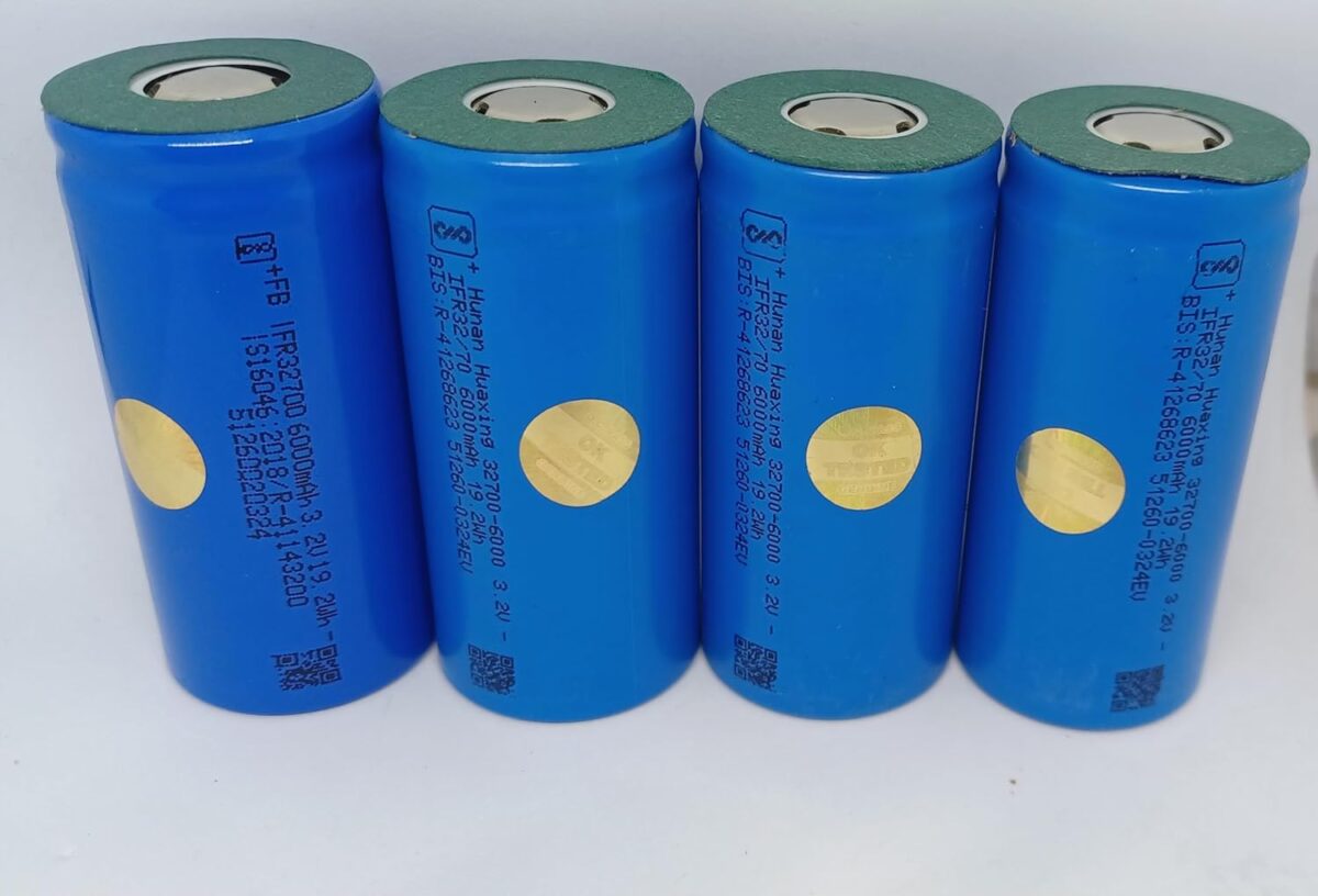 Evliion 32700 Lithium Iron Phasphote LFP 3.2 Volt 6000 mh Rechargeable Cell. Pre-Sorted, Graded and with Positive Terminal Insulation Ring. Box of 20 Pices Cell Plus 20 nos Insulation Ring. - Image 3