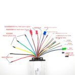 E-Bike Brushless Motor Controller, 48V 60V 64V 1000W-1500W Electric Scooter Kit Quiet Operation with Self-Learning Recognition for Electric Scooter - Image 4