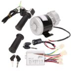 cigemay Electric Bike Motor Conversion Kit, DIY Brushed Motor Kit, Stable Performance Durable High Reliability for E-Bike E-Scooter E-Scooter Motor E-Scooter Use, default