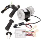cigemay Electric Bike Motor Conversion Kit, DIY Brushed Motor Kit, Stable Performance Durable High Reliability for E-Bike E-Scooter E-Scooter Motor E-Scooter Use, default