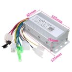 Designeez ® 36V/48V 350W Electric Bicycle E-Bike Scooter Brushless DC Motor Brushed Controller Box for Electric Bicycle Scooter (Silver) - Image 3