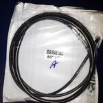 Electric Scooter Rear Brake Cable, 80 Inch Length, Black